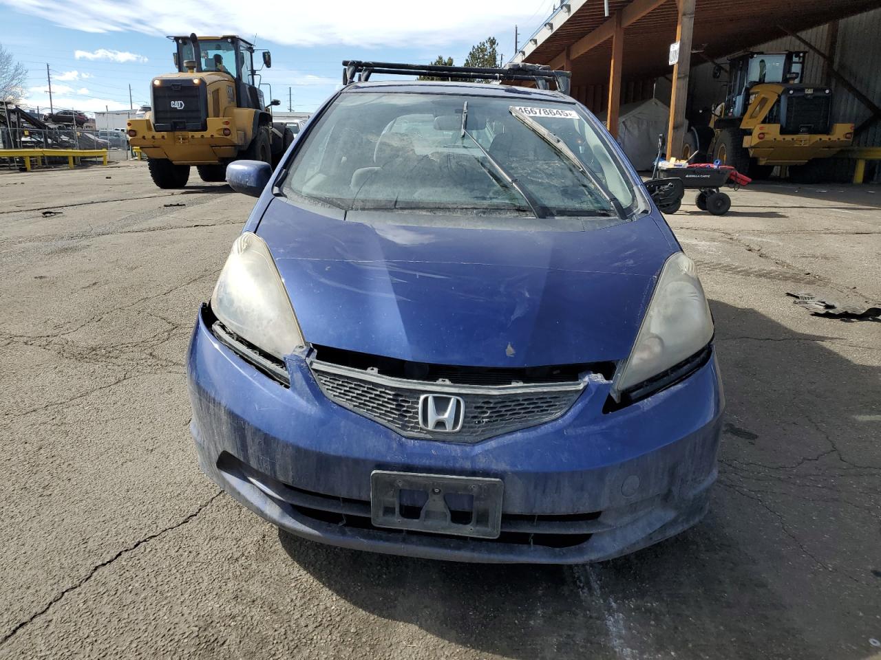 2013 Honda Fit VIN JHMGE8G30DC041567 Copart auction photo, front end damage thumbnail 5