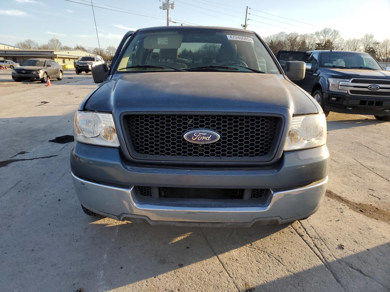 2004 Ford F-150 VIN 1FTRX12W14NC45585 Copart auction photo, side damage thumbnail 5
