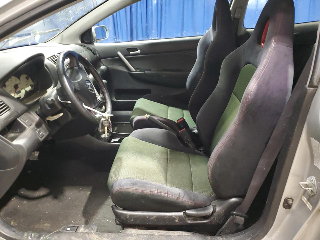 2002 Honda Civic VIN SHHEP33552U305717 Copart auction photo, rear end / front end damage thumbnail 7