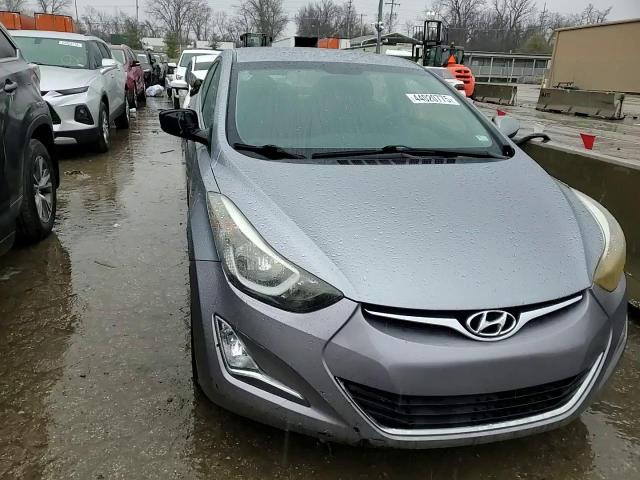 2016 Hyundai Elantra VIN 5NPDH4AE1GH712204 Copart auction photo, front end / side damage thumbnail 11