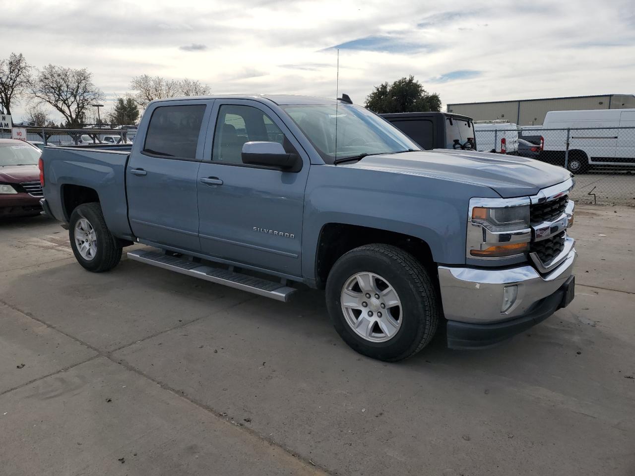 2016 Chevrolet Silverado VIN 3GCPCREC1GG152162 Copart auction photo, front end damage thumbnail 4