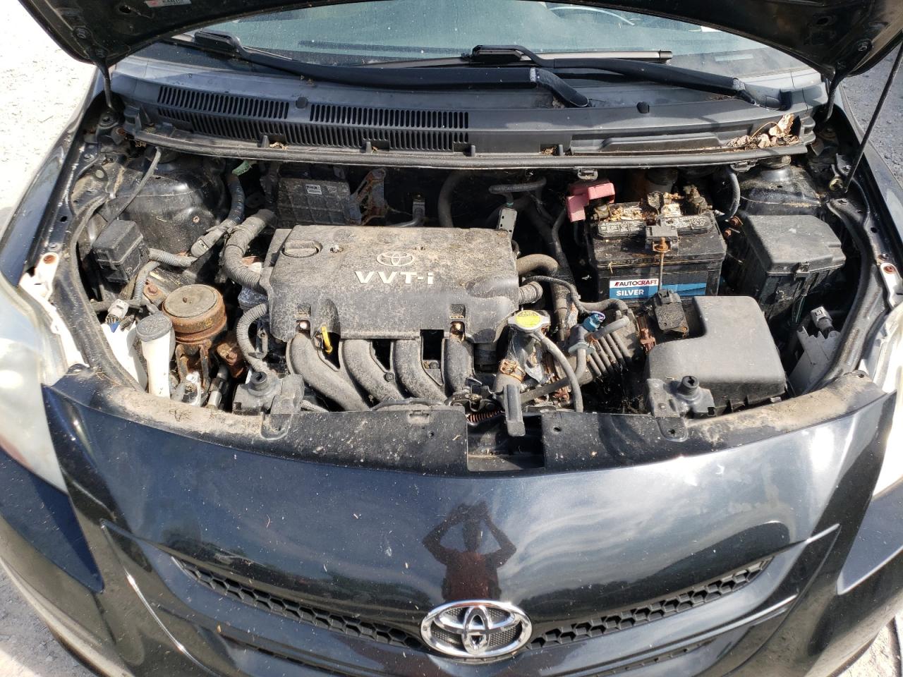 2007 Toyota Yaris VIN JTDBT923871185009 Copart auction photo, undercarriage damage thumbnail 11
