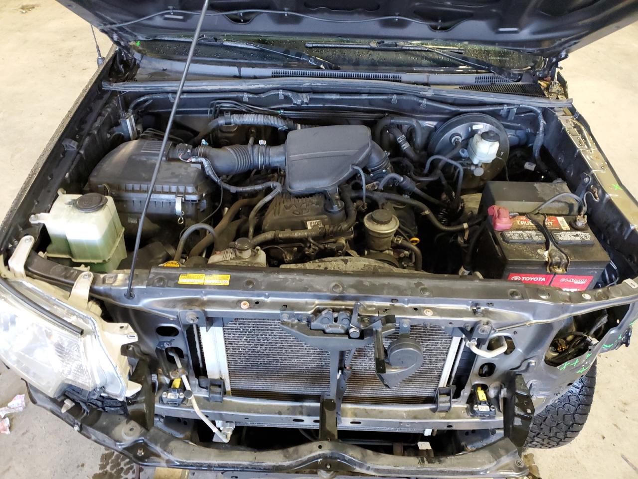2014 Toyota Tacoma VIN 5TFPX4EN0EX021600 Copart auction photo, front end / rear end damage thumbnail 11