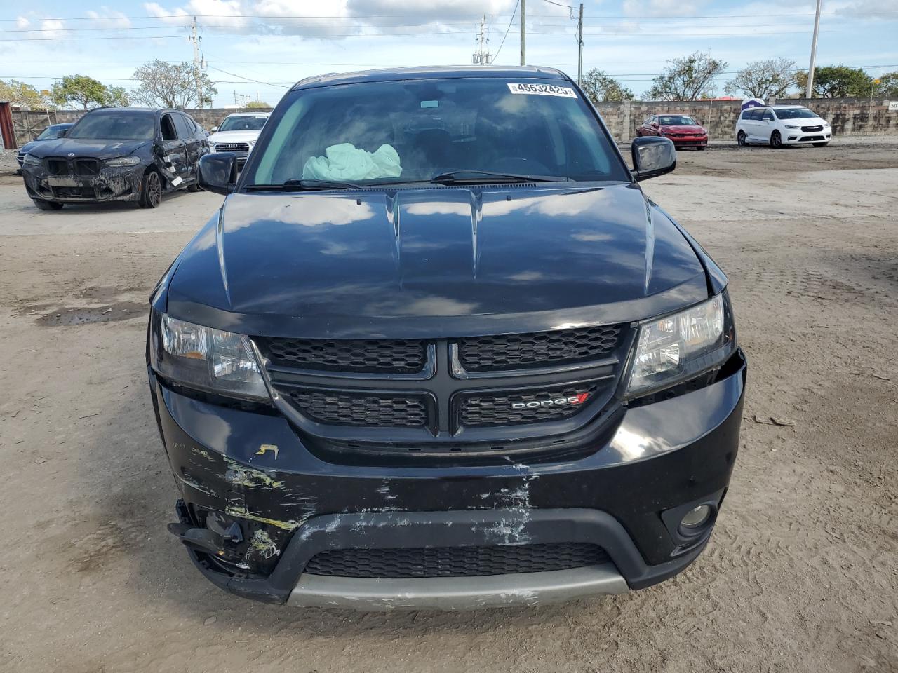 2018 Dodge Journey VIN 3C4PDCEG6JT472556 Copart auction photo, front end / side damage thumbnail 5