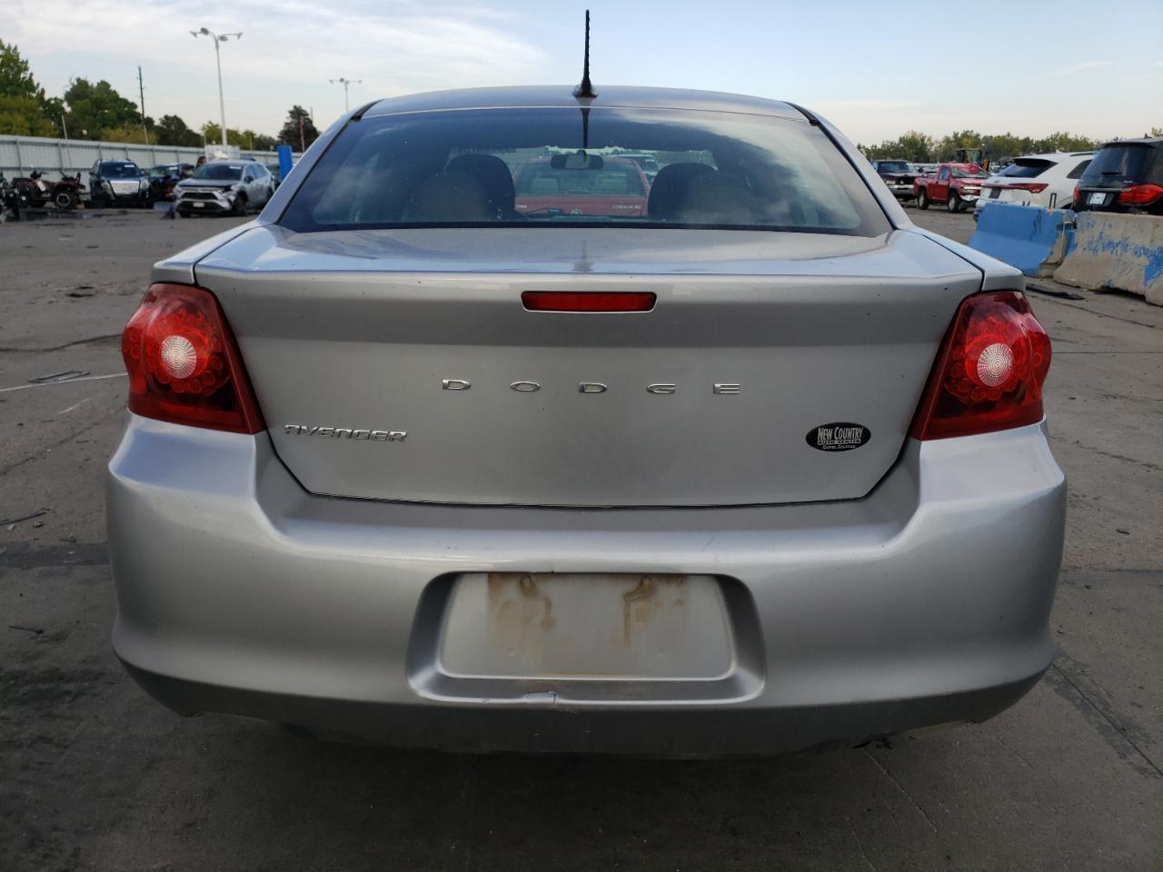 2013 Dodge Avenger VIN 1C3CDZAB5DN685387 Copart auction photo, front end / hail damage thumbnail 6