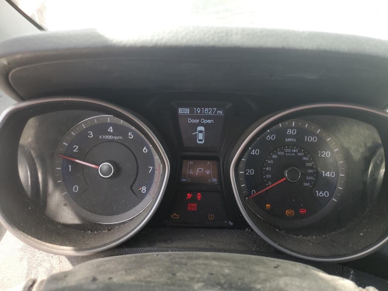 2014 Hyundai Elantra VIN KMHD35LH7EU204006 Copart auction photo, side / front end damage thumbnail 9
