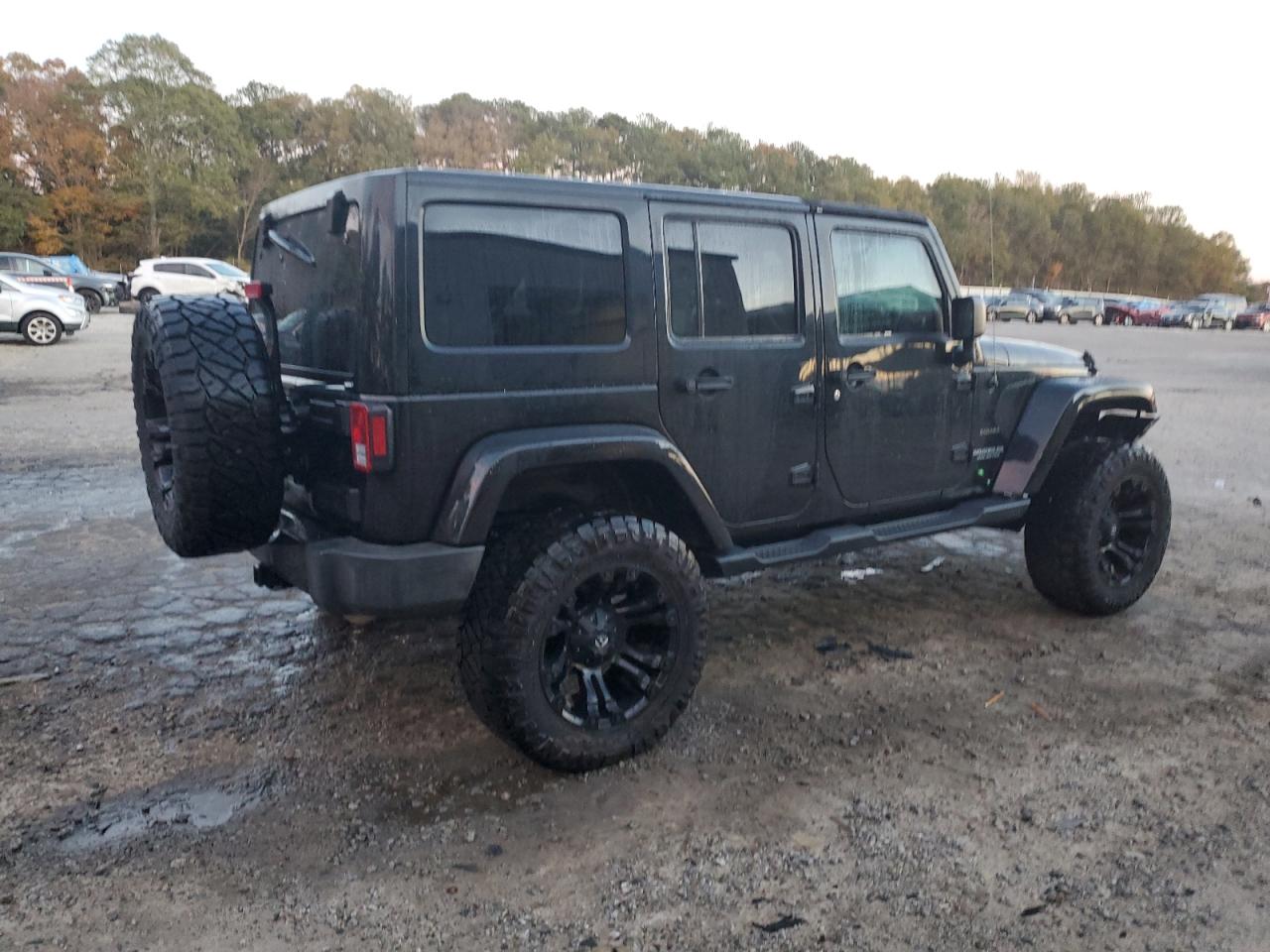 2016 Jeep Wrangler VIN 1C4BJWEG1GL160430 Copart auction photo, front end / side damage thumbnail 3