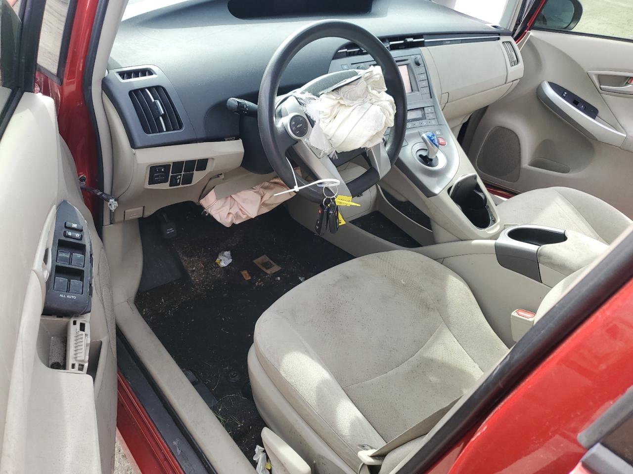 2014 Toyota Prius VIN JTDKN3DU2E1771215 Copart auction photo, water/flood / all over damage thumbnail 8