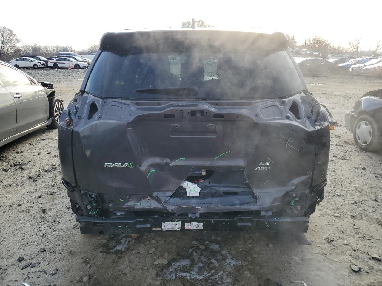 2018 Toyota RAV 4 VIN JTMBFREV2JJ208344 Copart auction photo, rear end damage thumbnail 6