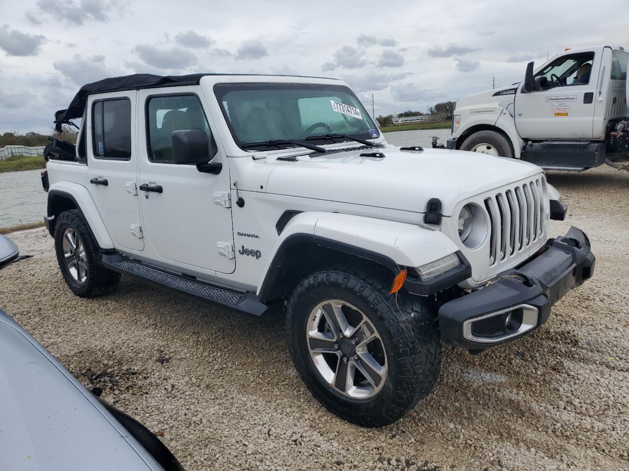 2018 Jeep Wrangler VIN 1C4HJXEG4JW149315 Copart auction photo, water/flood damage thumbnail 4