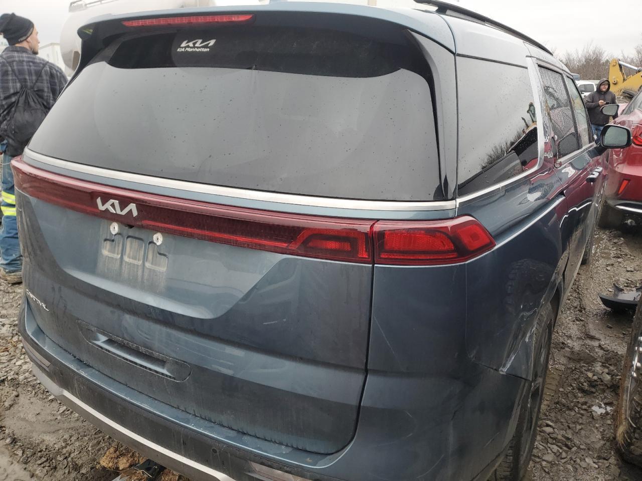 2023 KIA Carnival VIN KNDNE5H34P6211115 Copart auction photo, front end / side damage thumbnail 3