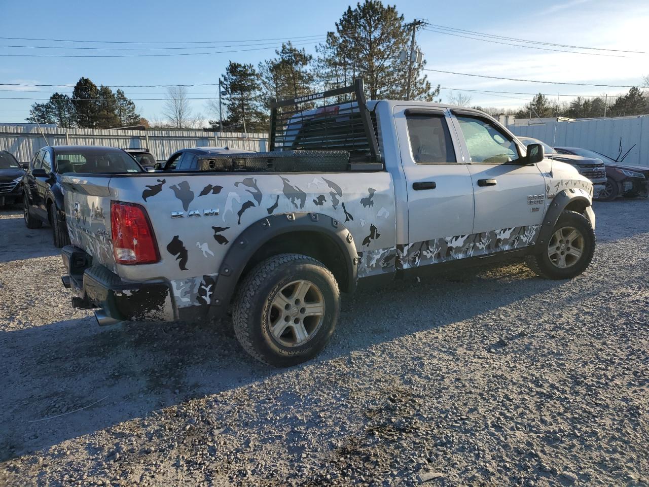 2013 RAM 1500 VIN 1C6RR7FT0DS710105 Copart auction photo, front end damage thumbnail 3