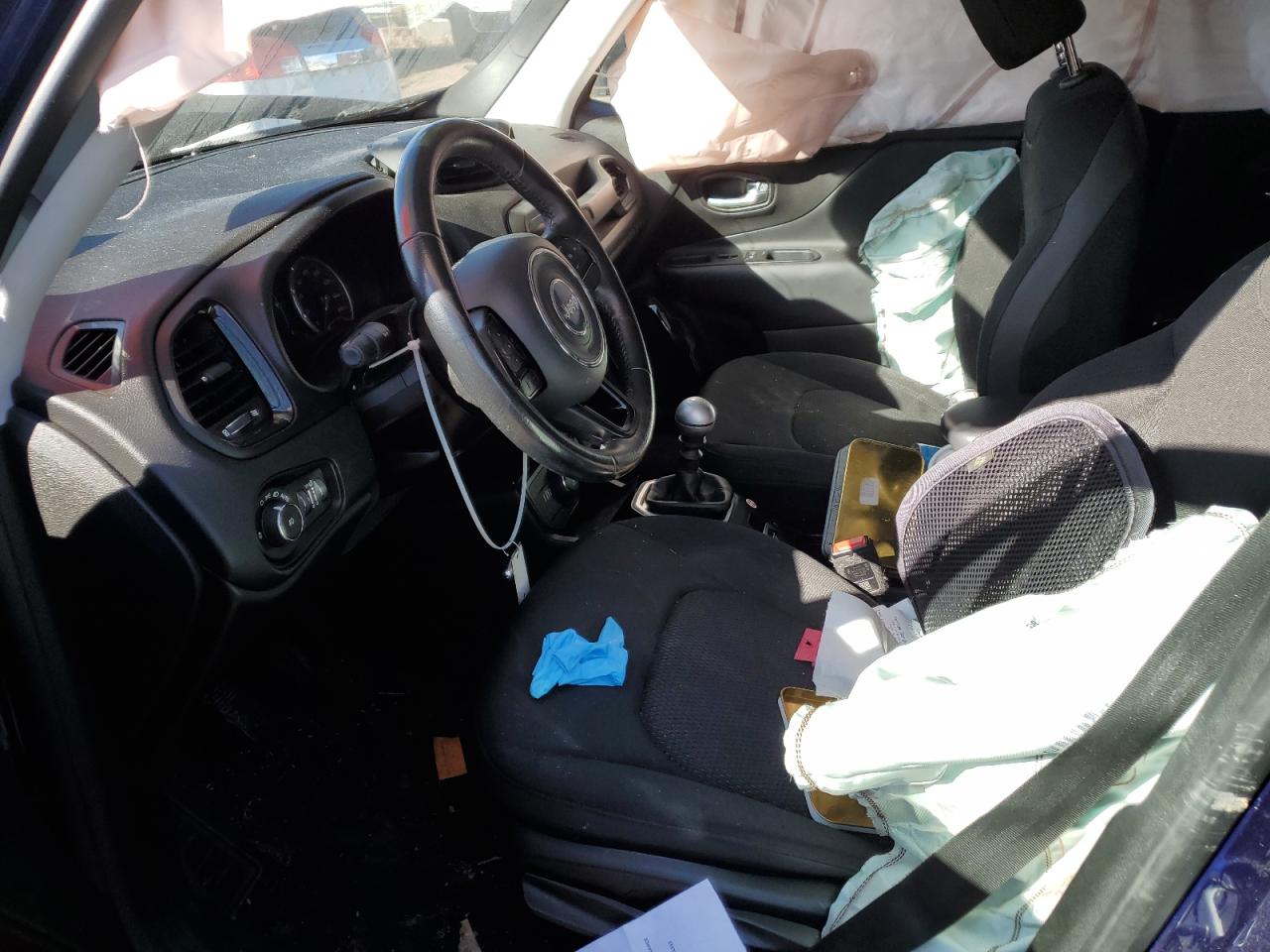2018 Jeep Renegade VIN ZACCJBBHXJPG69719 Copart auction photo, front end / side damage thumbnail 7