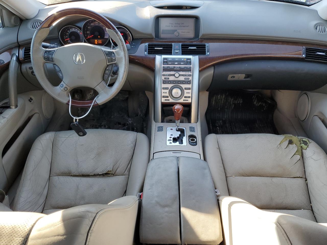 2008 Acura RL VIN JH4KB16628C000238 Copart auction photo, side / rear end damage thumbnail 8