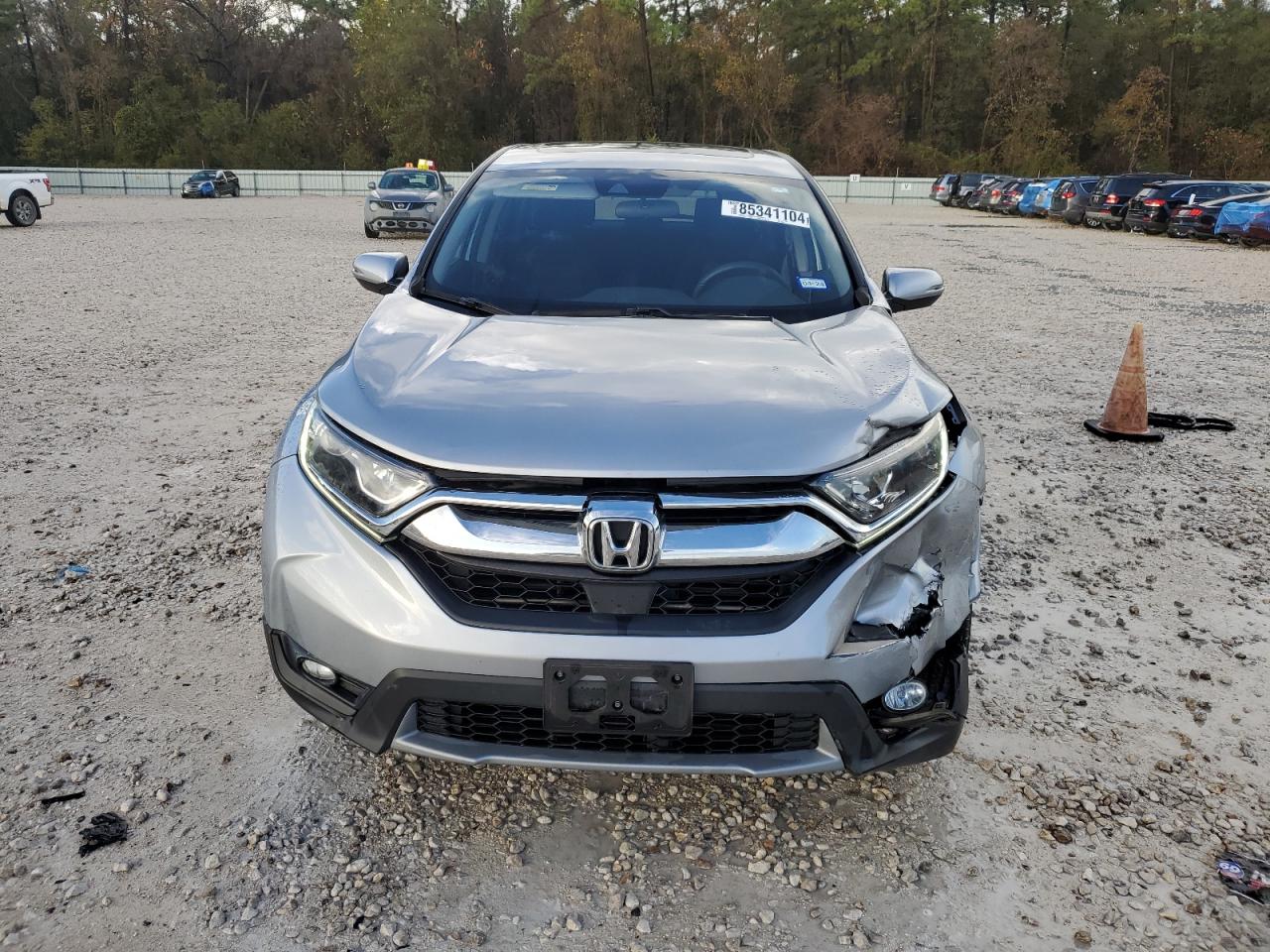 2019 Honda CR-V VIN 5J6RW1H55KA041680 Copart auction photo, front end / side damage thumbnail 5