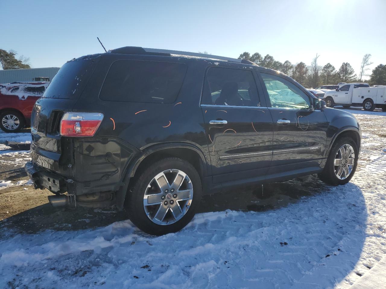 2011 GMC Acadia VIN 1GKKRTED1BJ273607 Copart auction photo, rear end / minor dent/scratches damage thumbnail 3