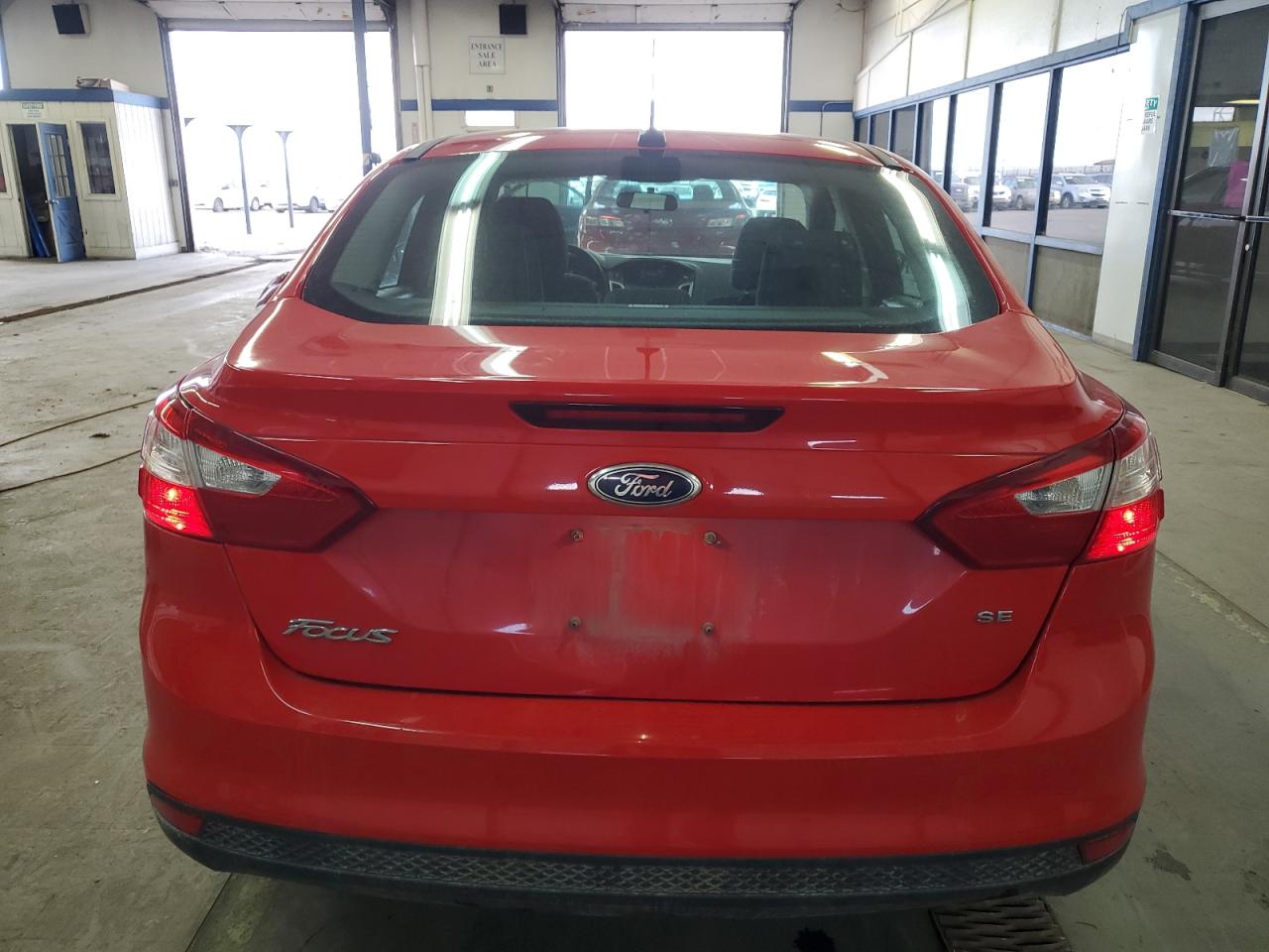 2014 Ford Focus VIN 1FADP3F27EL446410 Copart auction photo, front end damage thumbnail 6