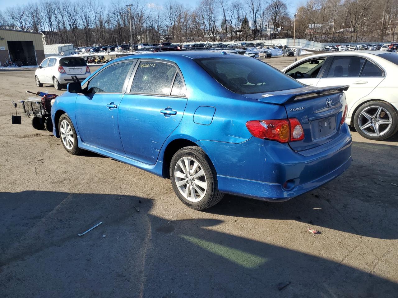 2010 Toyota Corolla VIN 1NXBU4EE1AZ196481 Copart auction photo, all over damage thumbnail 2