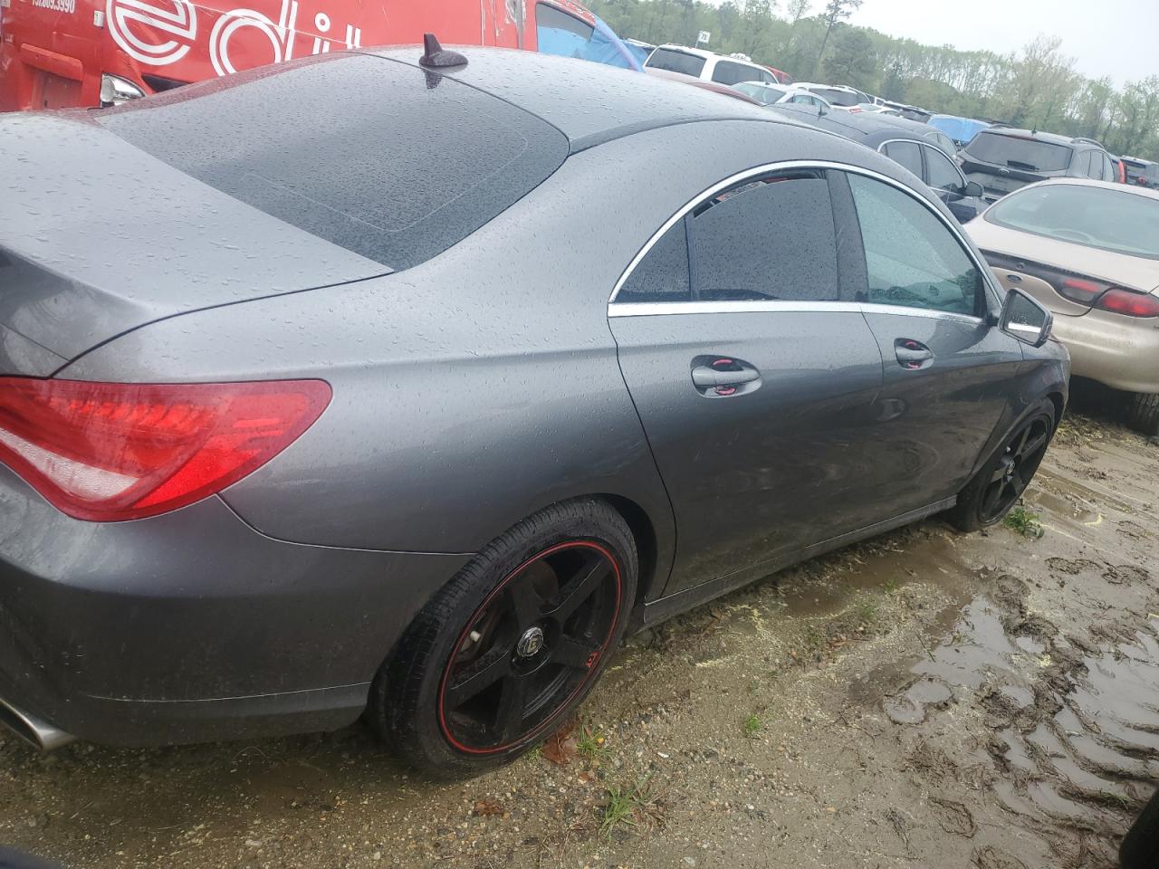 2014 Mercedes-Benz CLA-klasse VIN WDDSJ4EB2EN154264 Copart auction photo, minor dent/scratches damage thumbnail 3