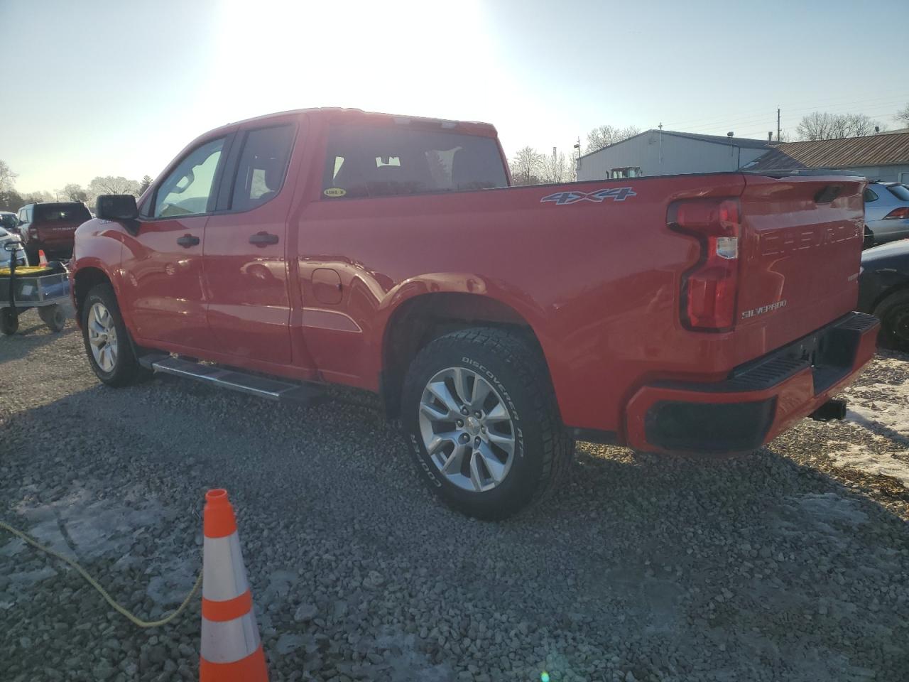 2021 Chevrolet Silverado VIN 1GCRYBEH9MZ155044 Copart auction photo, side damage thumbnail 2