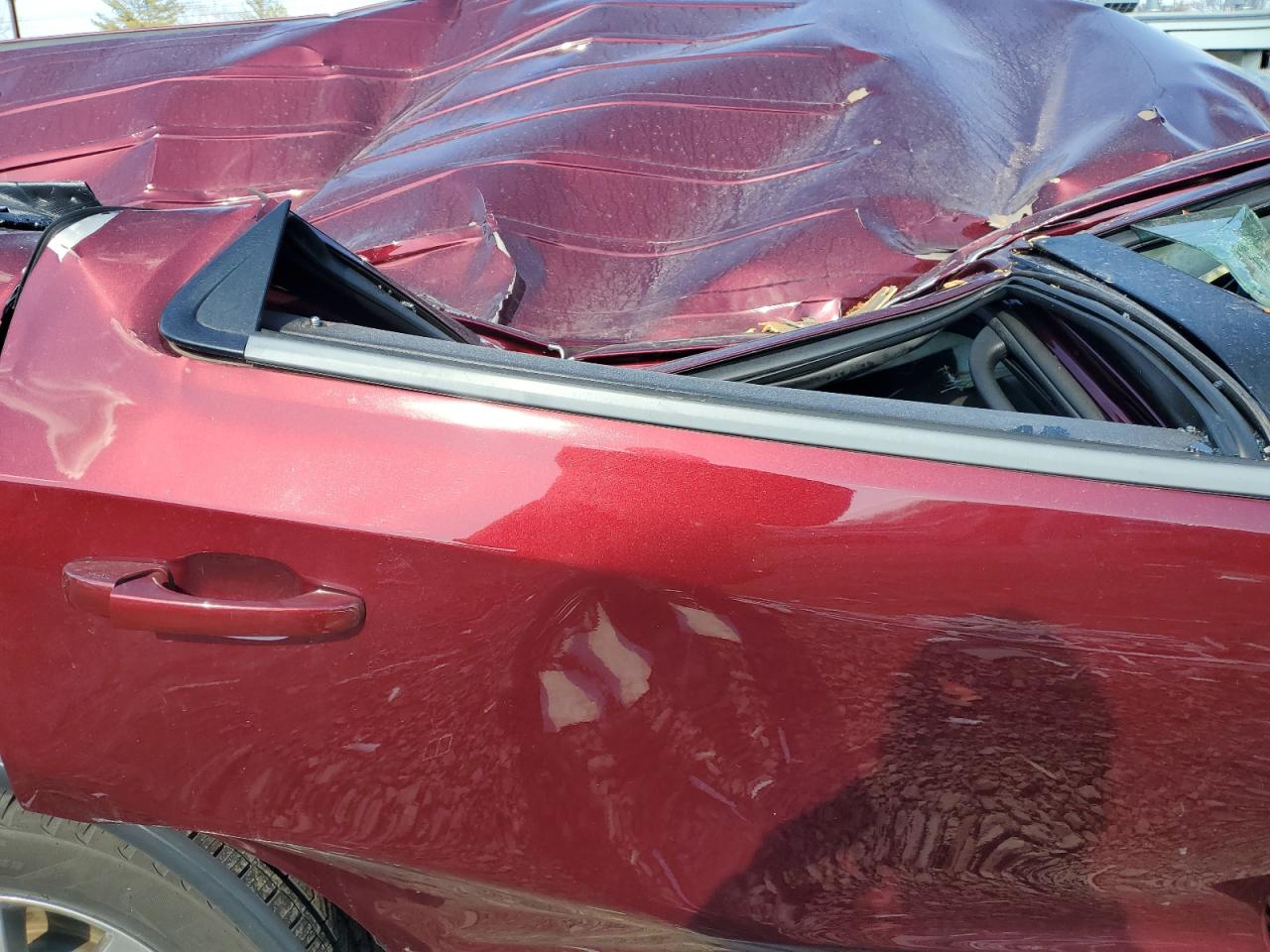 2017 Dodge Durango VIN 1C4RDJAG3HC961179 Copart auction photo, top/roof damage thumbnail 11