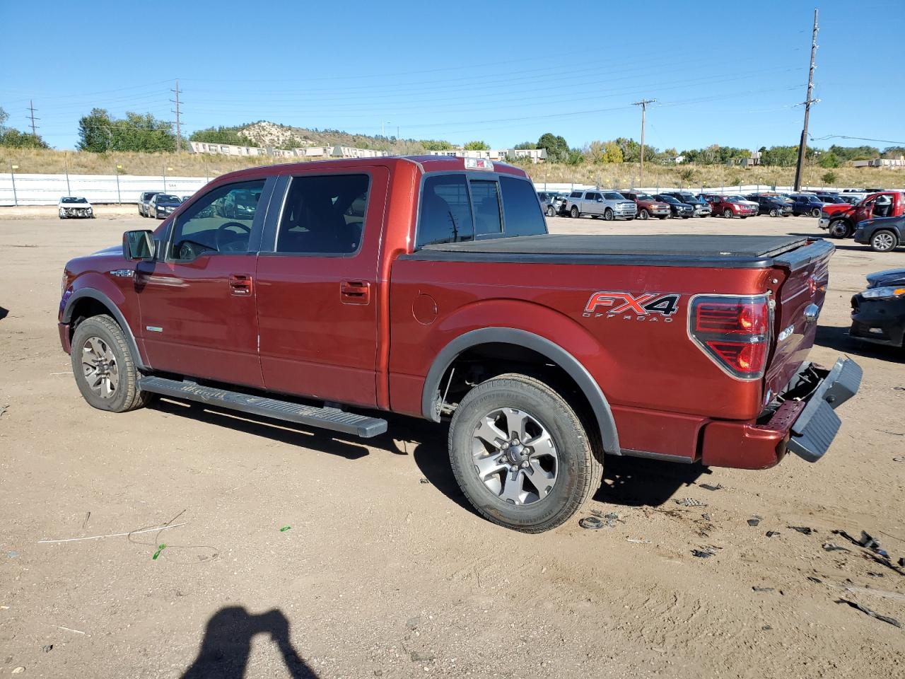 2014 Ford F-150 VIN 1FTFW1ET9EKE22393 Copart auction photo, rear end / front end damage thumbnail 2