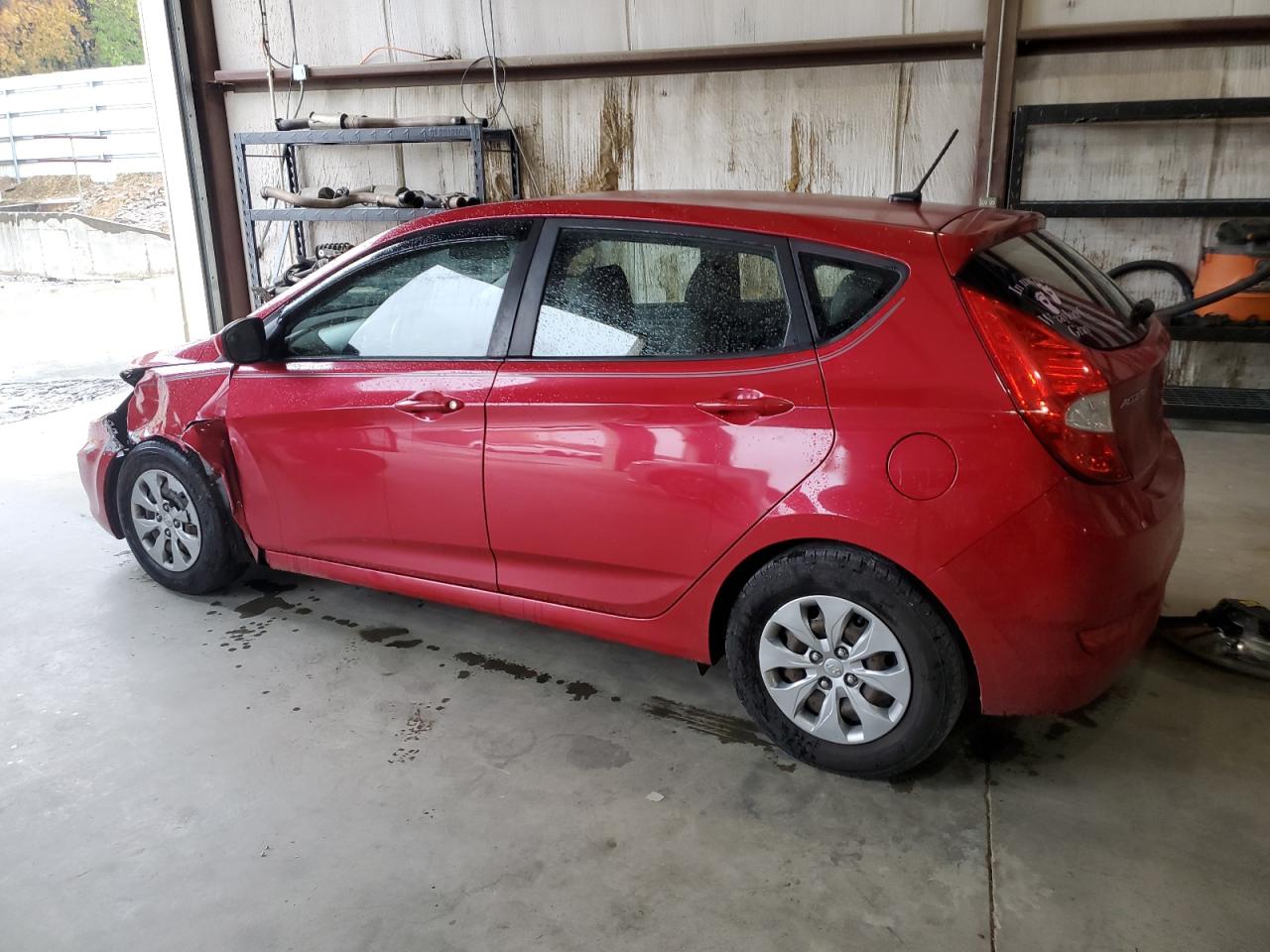 2017 Hyundai Accent VIN KMHCT5AE6HU324033 Copart auction photo, front end damage thumbnail 2