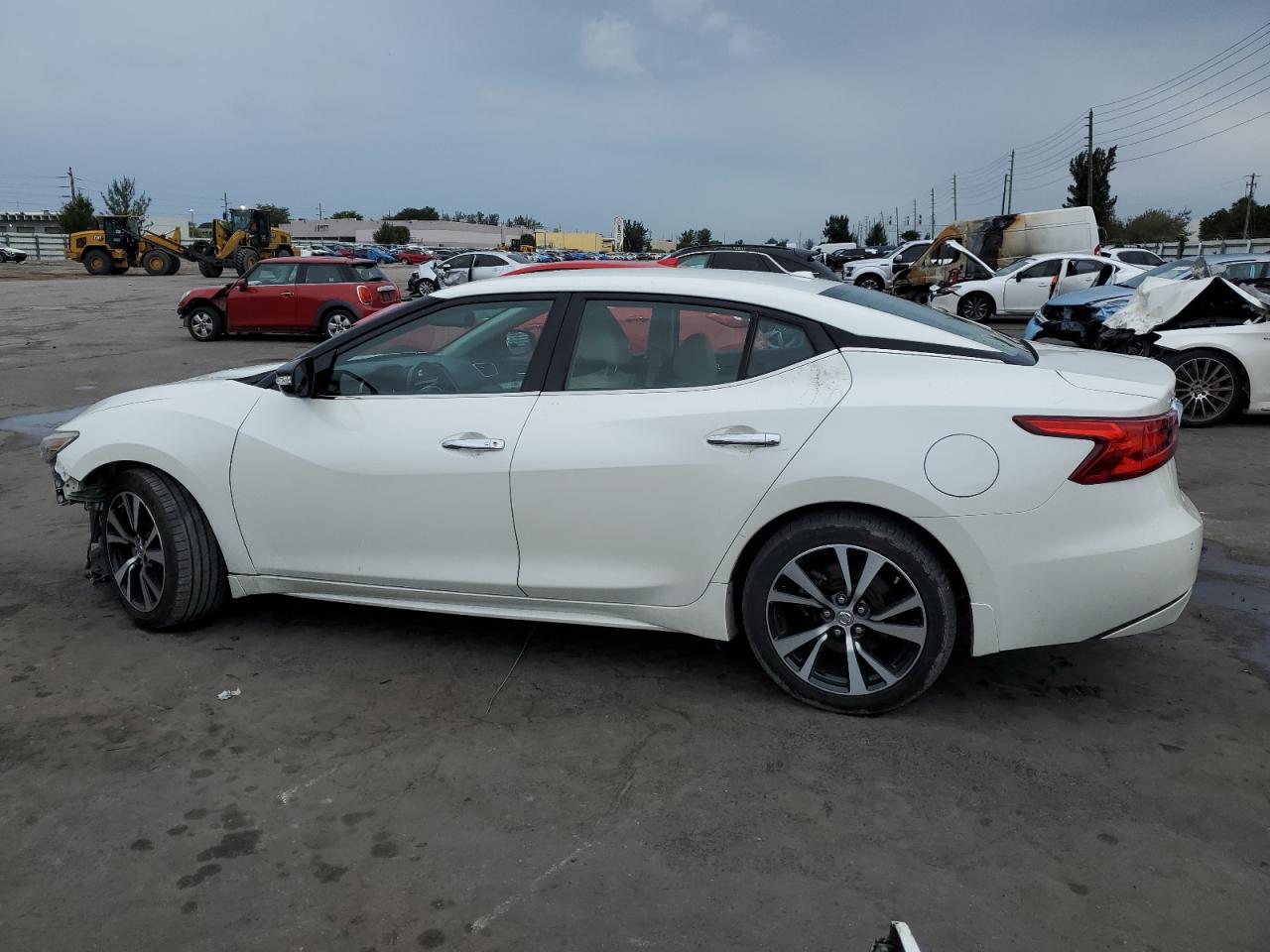 2018 Nissan Maxima VIN 1N4AA6AP3JC401709 Copart auction photo, front end damage thumbnail 2