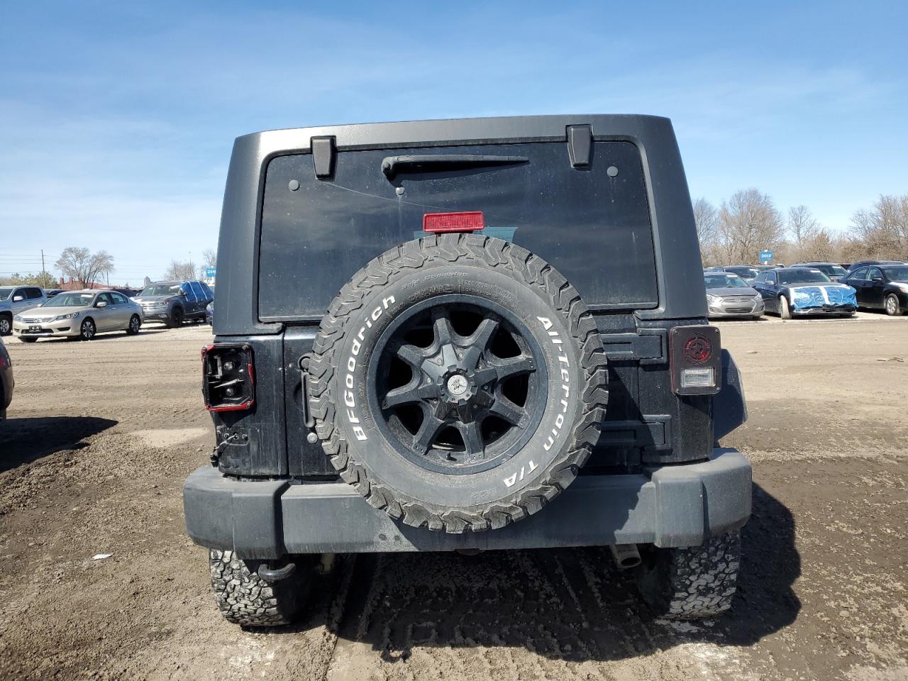 2015 Jeep Wrangler VIN 1C4BJWDG1FL759781 Copart auction photo, front end / rear end damage thumbnail 6