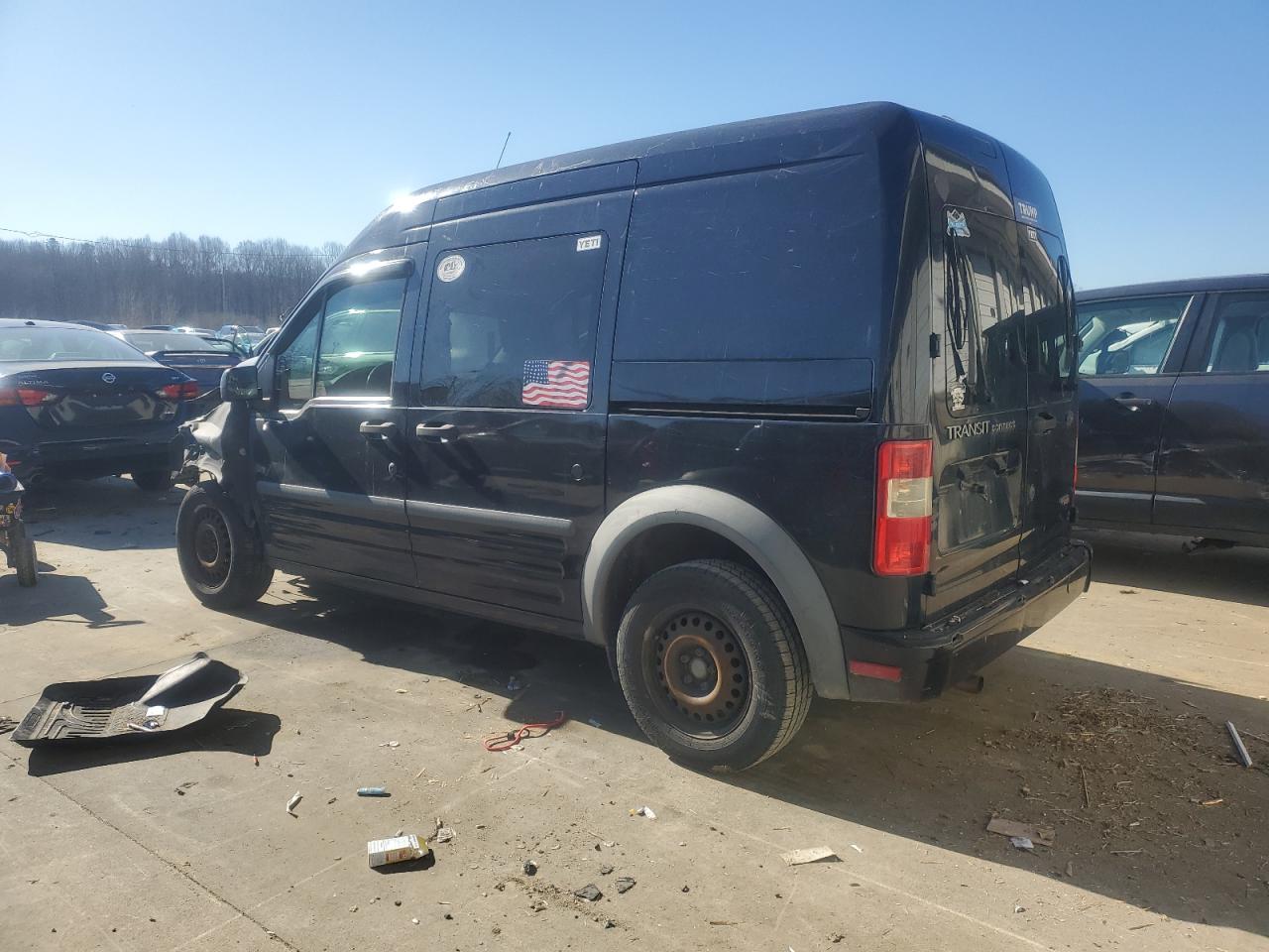 2013 Ford Transit VIN NM0LS6BN3DT153752 Copart auction photo, side / front end damage thumbnail 2