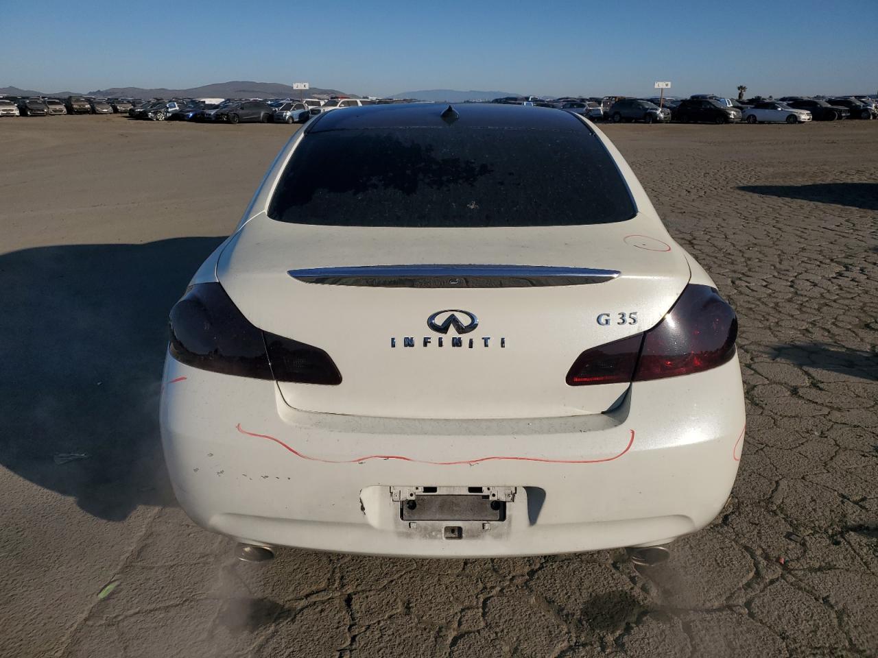 2008 Infiniti G VIN JNKBV61E88M223798 Copart auction photo, vandalism damage thumbnail 6
