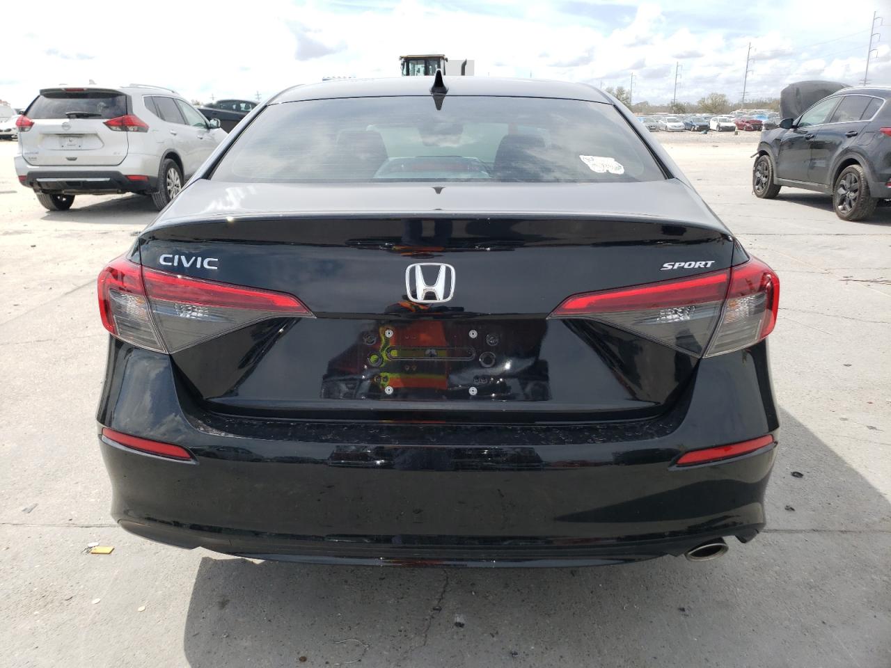 2024 Honda Civic VIN 2HGFE2F54RH581281 Copart auction photo, front end / frame damage damage thumbnail 6