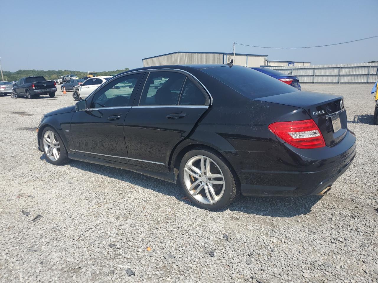 2012 Mercedes-Benz C-klasse VIN WDDGF4HB0CR228564 Copart auction photo, front end / minor dent/scratches damage thumbnail 2
