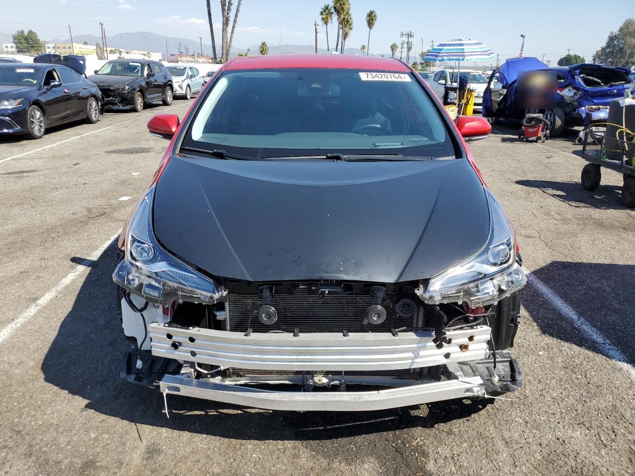2022 Toyota Prius VIN JTDKAMFU5N3190245 Copart auction photo, front end damage thumbnail 5