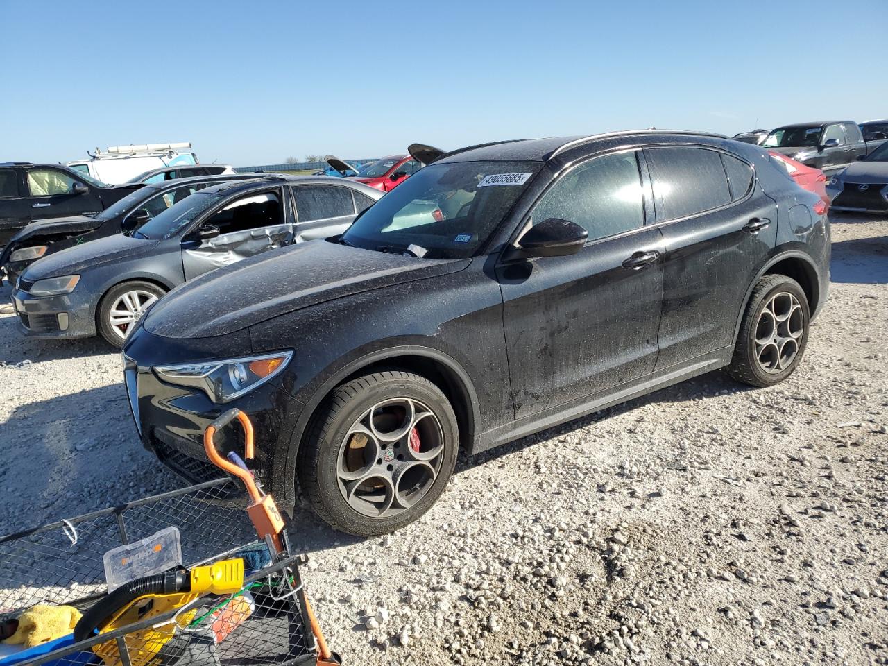 2018 Alfa Romeo Stelvio VIN ZASFAKPN1J7B87527 - Copart auction photo