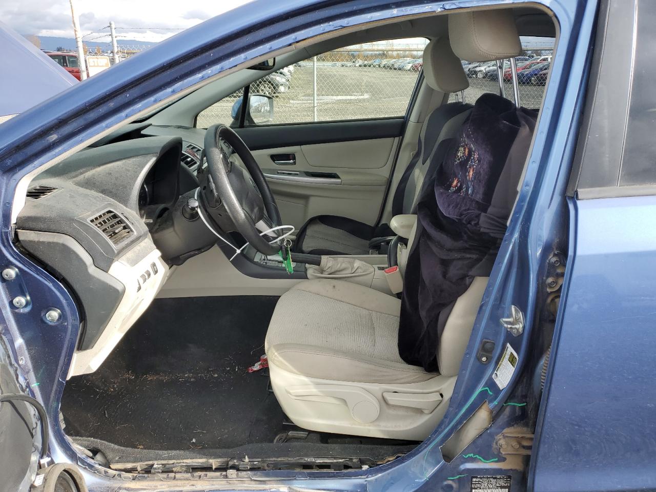 2015 Subaru XV VIN JF2GPAFC0FH329794 Copart auction photo, side / front end damage thumbnail 7
