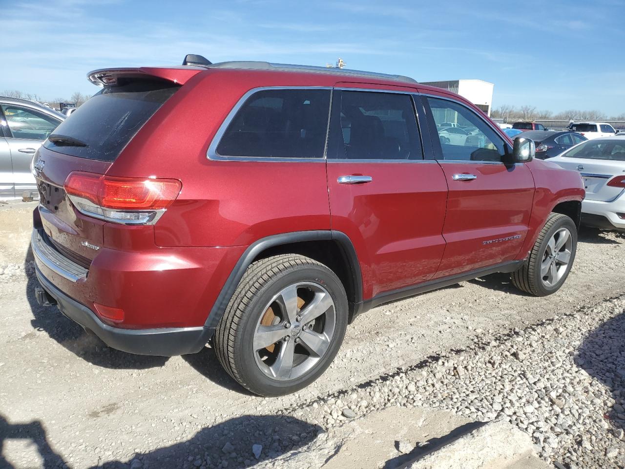2015 Jeep Grand Cherokee VIN 1C4RJFBG1FC814943 Copart auction photo, front end damage thumbnail 3