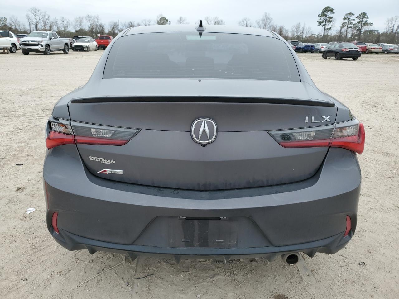 2020 Acura ILX VIN 19UDE2F88LA012344 Copart auction photo, side / rear end damage thumbnail 6