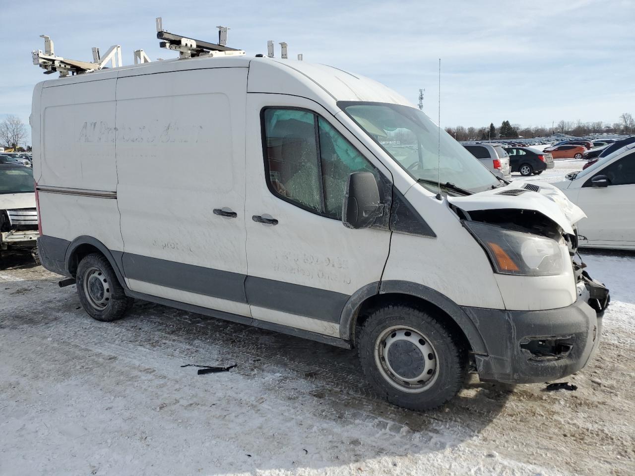 2020 Ford Transit VIN 1FTYE1C85LKA64698 Copart auction photo, front end damage thumbnail 4