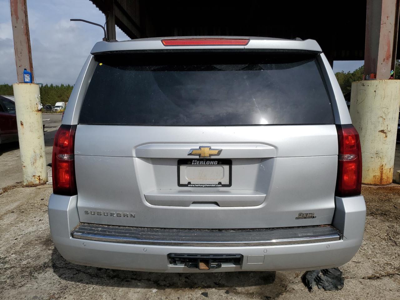 2016 Chevrolet Suburban VIN 1GNSCJKC5GR214248 Copart auction photo, top/roof / undercarriage damage thumbnail 6