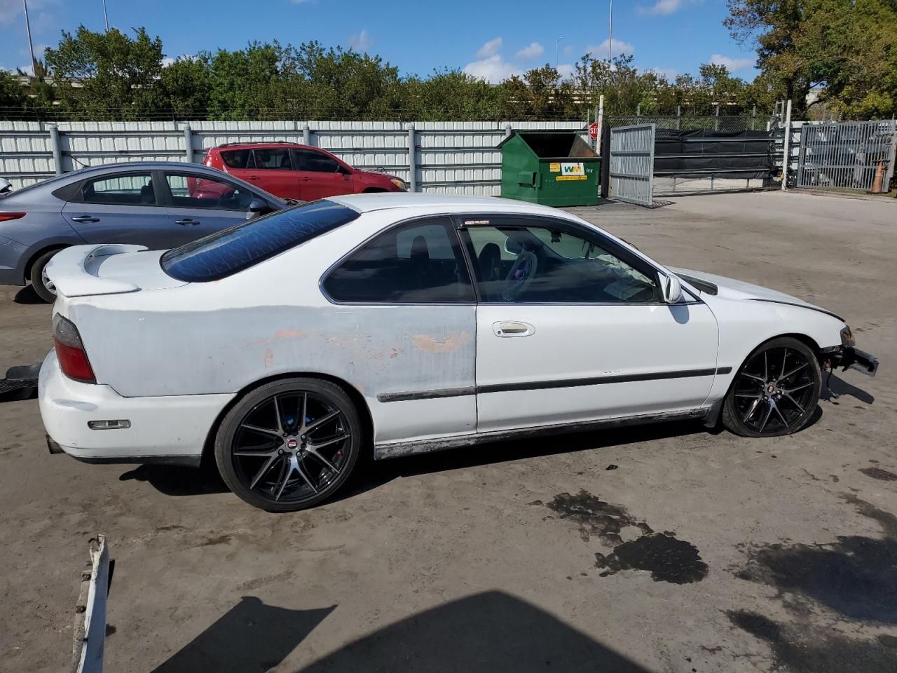 1996 Honda Accord VIN 1HGCD7234TA016669 Copart auction photo, front end / side damage thumbnail 3