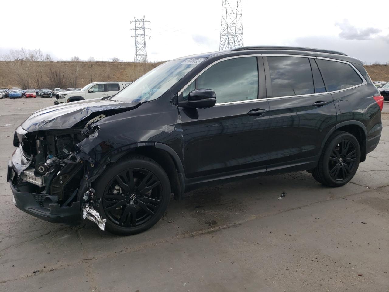 2021 Honda Pilot VIN 5FNYF6H22MB077504 - Copart auction photo