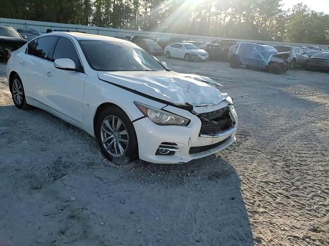 2014 Infiniti Q50 VIN JN1BV7AP9EM678103 Copart auction photo, front end damage thumbnail 10