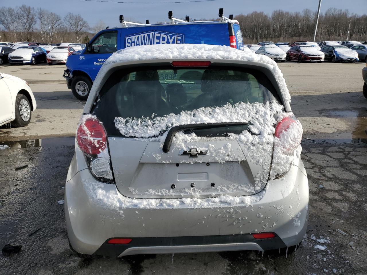 2014 Chevrolet Spark VIN KL8CD6S92EC414122 Copart auction photo, minor dent/scratches damage thumbnail 6