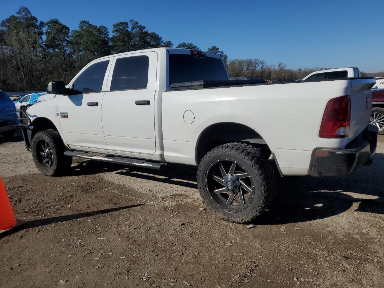 2012 Dodge RAM VIN 3C6UD5CL2CG142706 Copart auction photo, front end / mechanical damage thumbnail 2