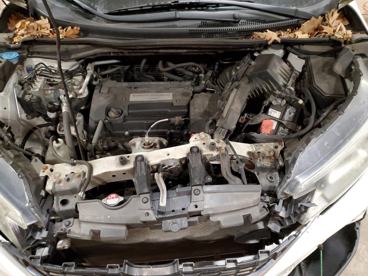 2015 Honda CR-V VIN 5J6RM4H5XFL017537 Copart auction photo, front end / side damage thumbnail 12
