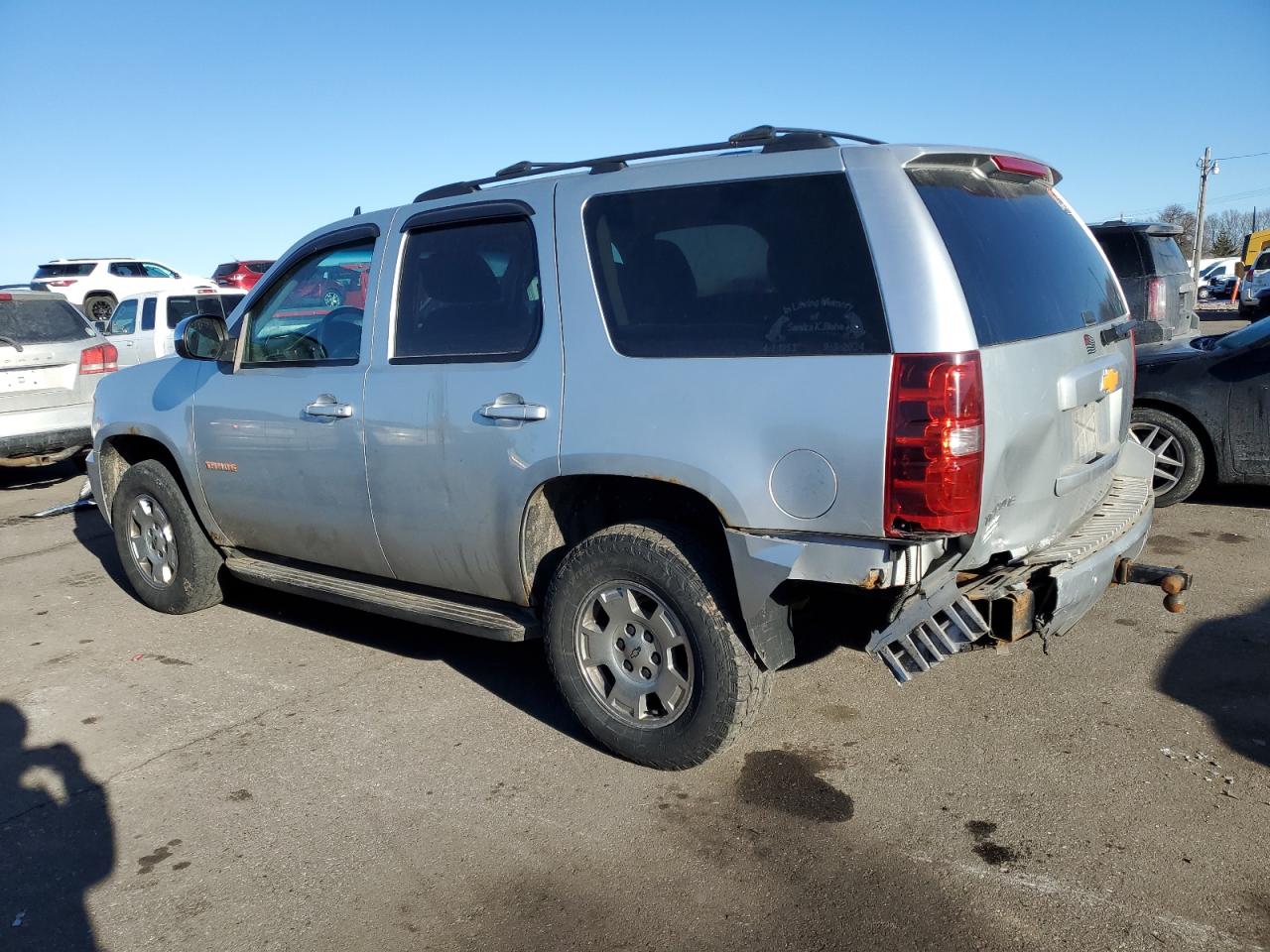 2012 Chevrolet Tahoe VIN 1GNSKAE08CR278024 Copart auction photo, rear end / minor dent/scratches damage thumbnail 2