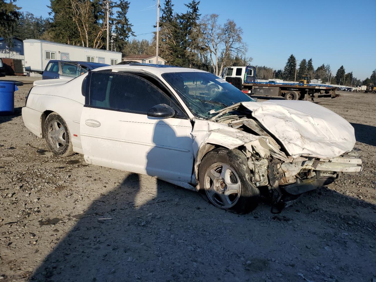 2004 Chevrolet Monte Carlo VIN 2G1WX15K849168611 Copart auction photo, front end / side damage thumbnail 4