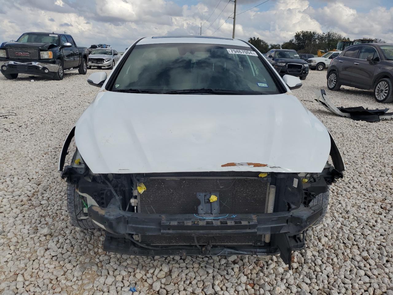 2019 Hyundai Sonata VIN 5NPE34AF6KH743128 Copart auction photo, front end damage thumbnail 5