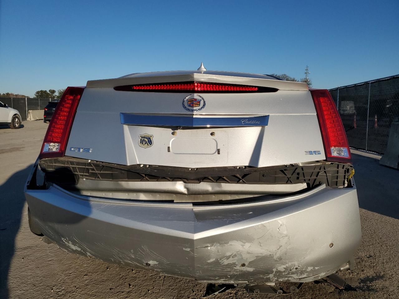 2011 Cadillac CTS VIN 1G6DP1ED2B0125988 Copart auction photo, rear end damage thumbnail 6